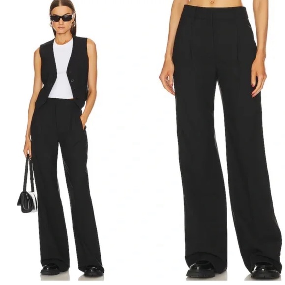 Veronica Beard- Ollie Wide-Leg Pant - Picture 1 of 15